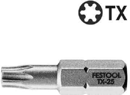 Festool Bit-Sortiment CENTRO Bit-Set 1 (mit Bit TX 20, Bit TX 25, Bit TX 30, Bit TX 40, Bit PZ 1, Bi