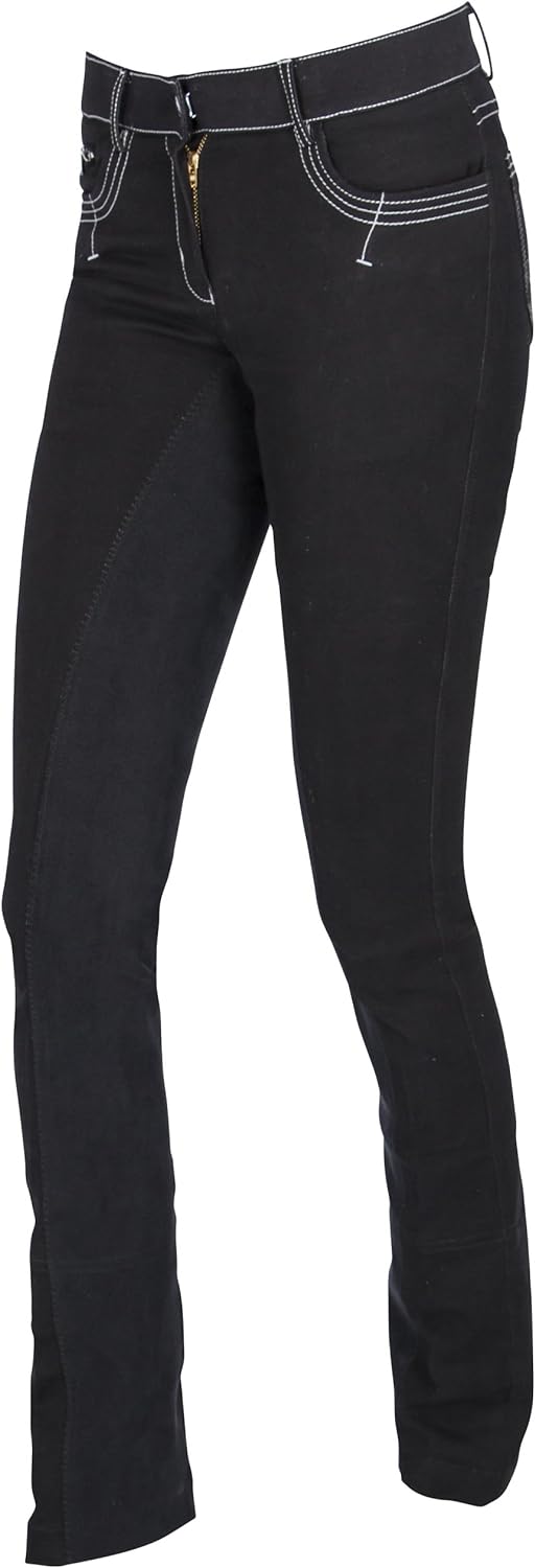 Covalliero Kerbl Reithose BasicPlus, Damen Jodhpurreithose Damenreithose 34-46 36 Schwarz, 36 Schwar