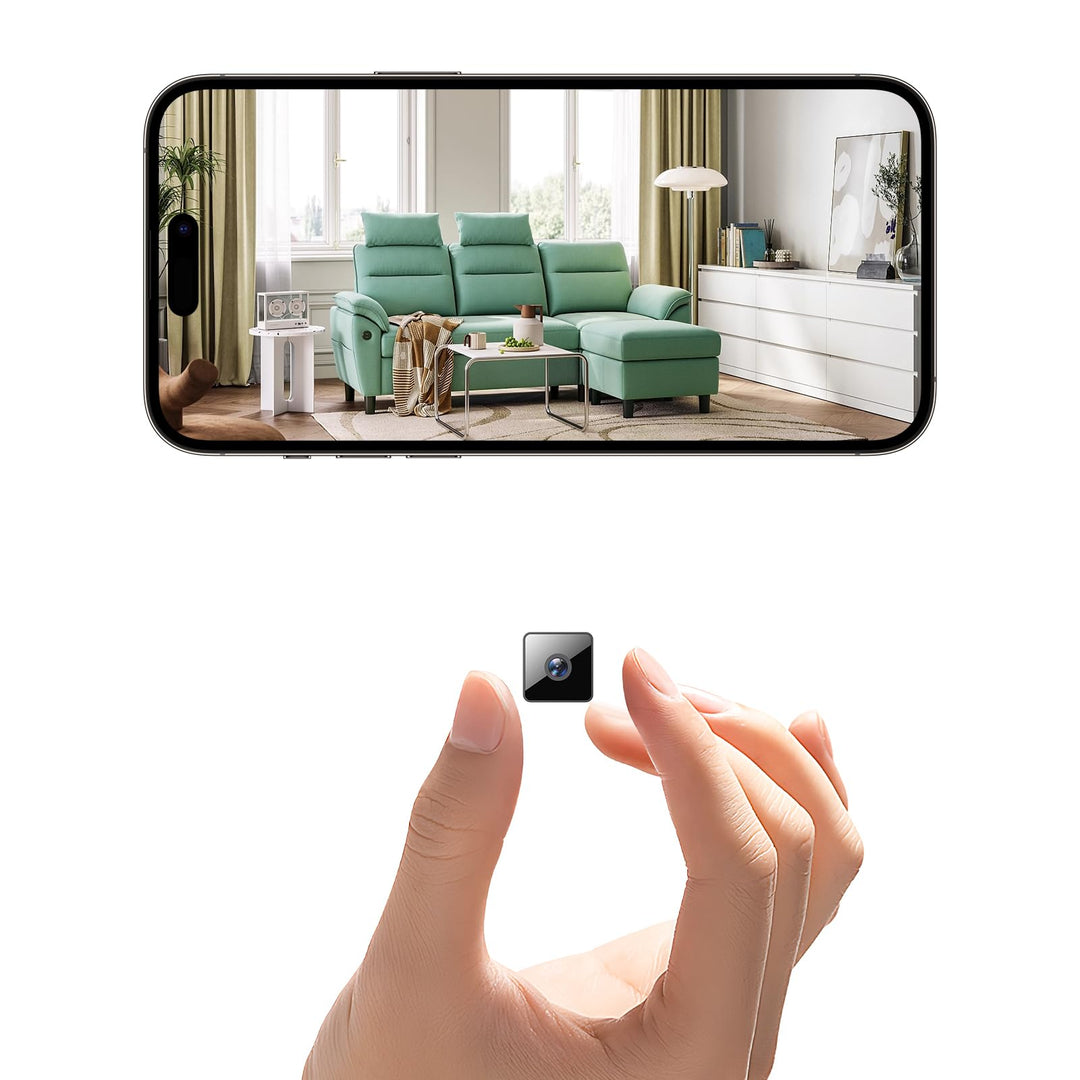 1080P WiFi Tragbare Mini-Kamera mit Nachtsicht & Bewegungserkennung, Indoor Outdoor-Sicherheitskamer