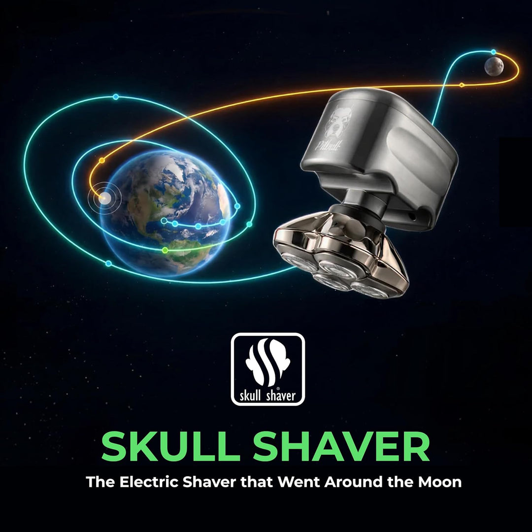 Skull Shaver Forte PRO 4-Kopf-Ersatzklinge Kompatibel mit Pitbull-, Palm- und Butterfly-Kiss-Rasiere