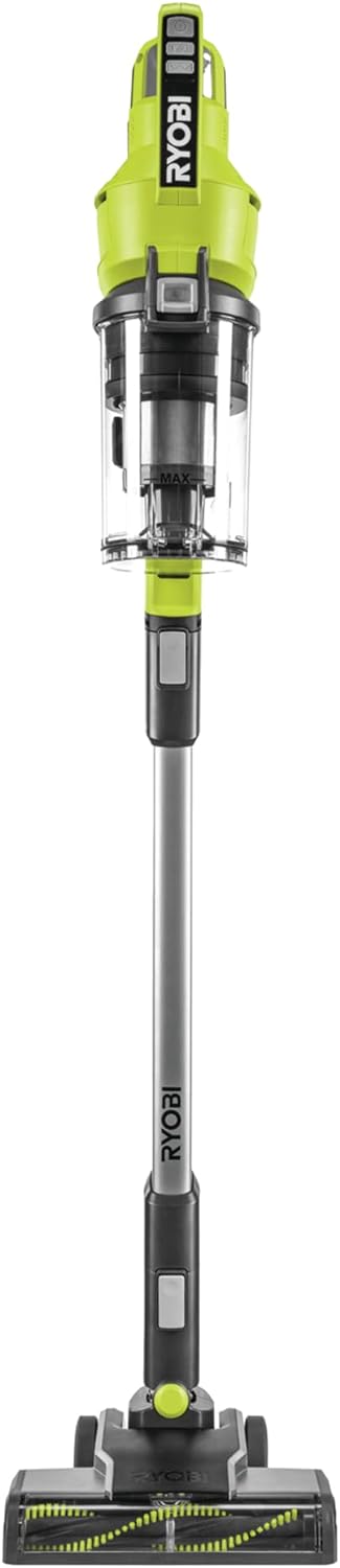 RYOBI 18 V ONE+ Akku-Bodenhandsauger RSV18-0 (30 AirWatt Saugleistung, 820 l/min Luftstrom, 24 cm br
