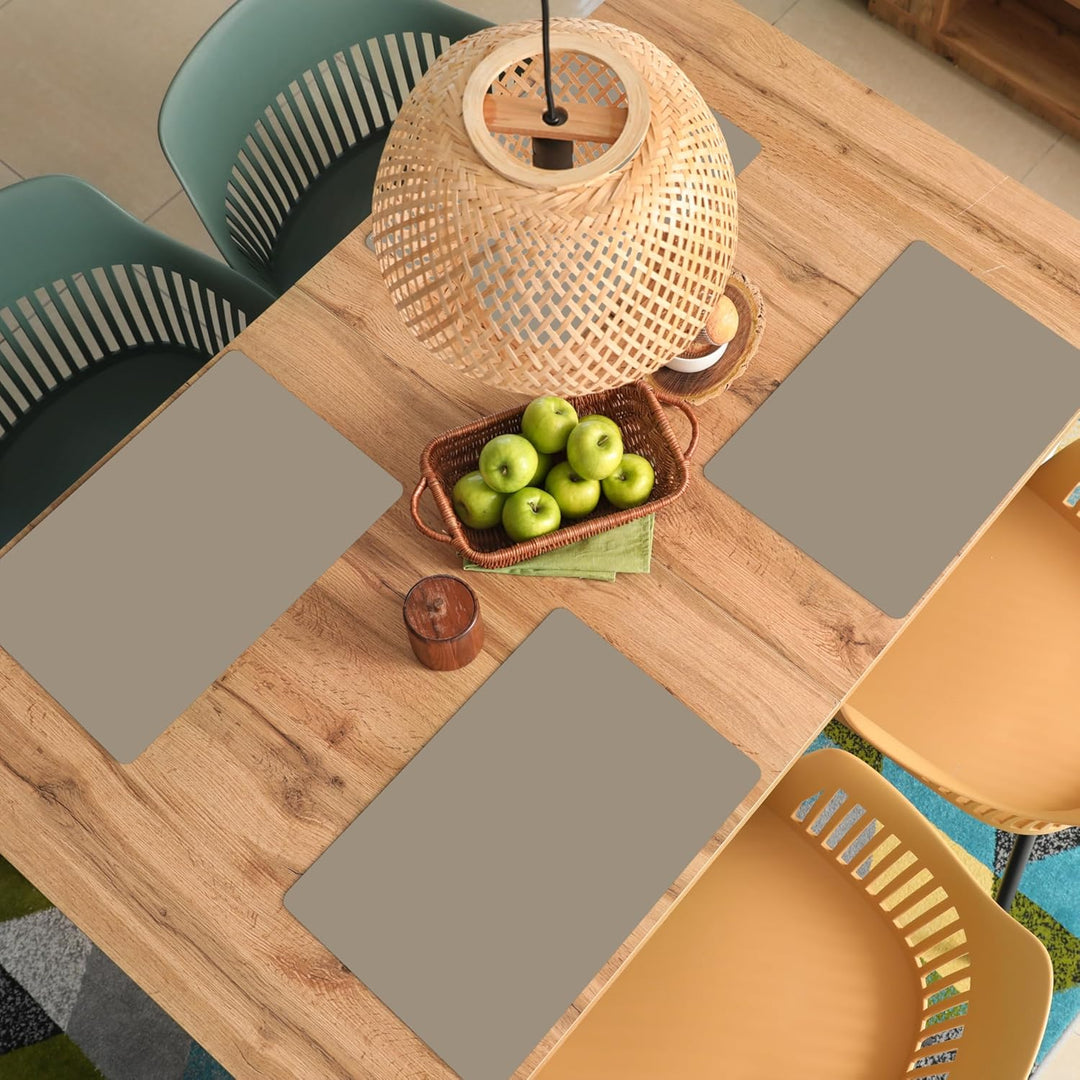 KitchenYeah© Platzsets Abwaschbar 6-Teilig 45x30 cm Tischsets Platzdeckchen Platzset Unterlage Tisch