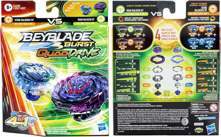 Beyblade F4490 Brüllen Balkesh Stone Balderov B7 Battling Top Spielzeug