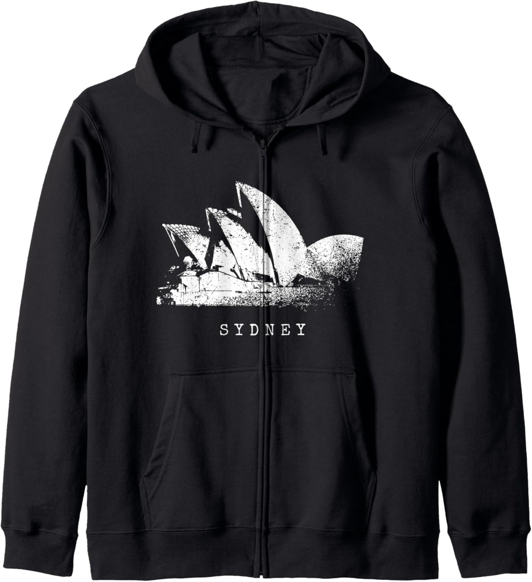 Sydney Opera House Vintage Skyline Opernhaus Australien Fan Kapuzenjacke