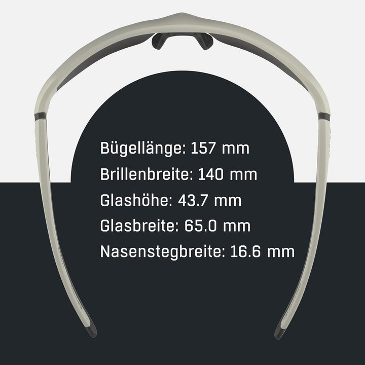 ALPINA LYRON HR - Verspiegelte und Bruchsichere Sport- & Fahrradbrille Mit 100% UV-Schutz Für Erwach