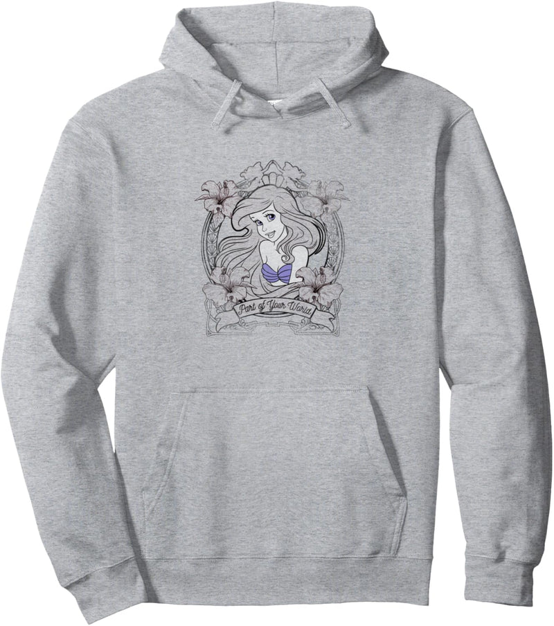 Disney The Little Mermaid Ariel Border Part Of Your World Pullover Hoodie