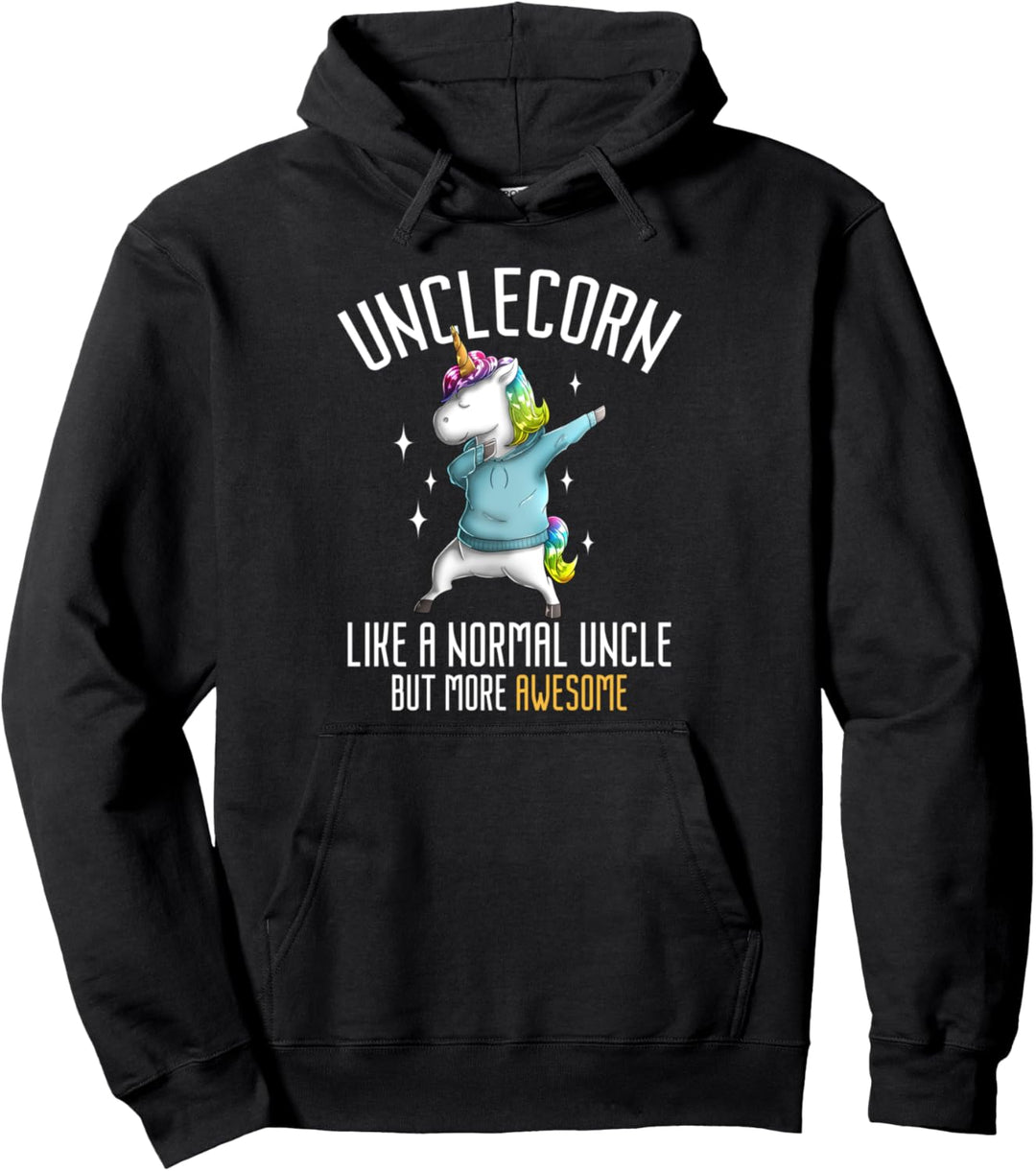 Unicorn Onkel wie ein normaler Onkel aber toller Dabbing Pullover Hoodie