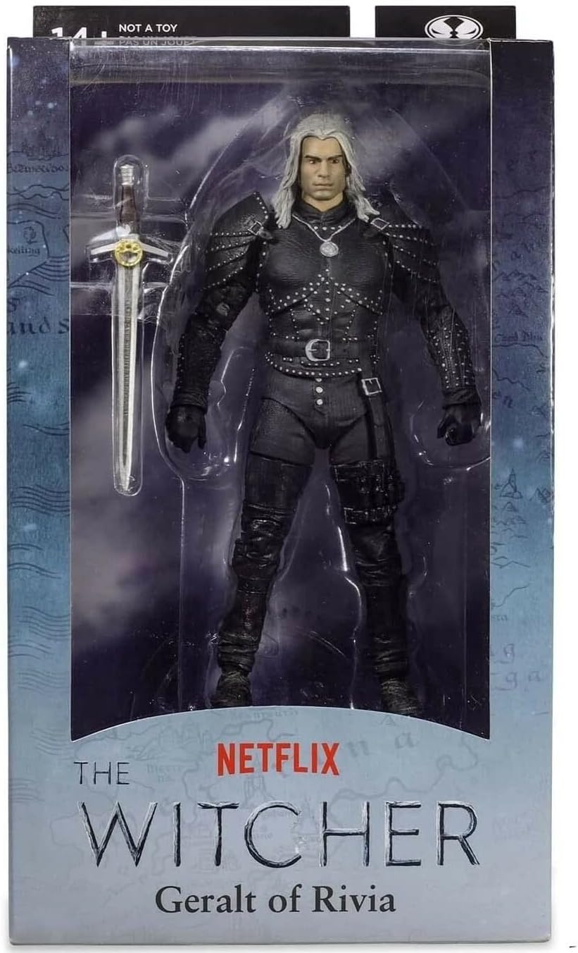 McFarlane The Witcher Netflix Actionfigur Geralt of Rivia (Season 2) 18 cm Retro, Retro