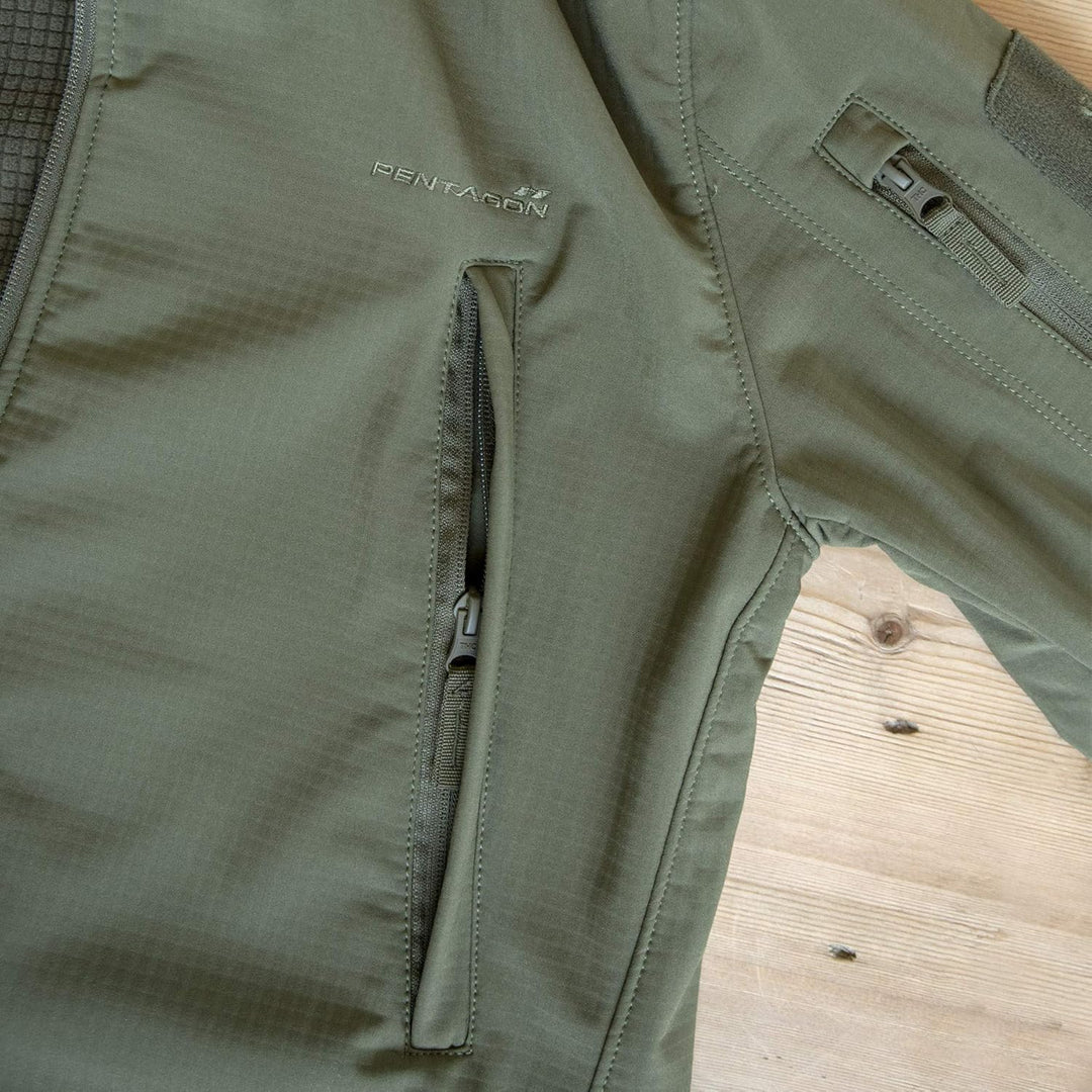 Pentagon Artaxes Soft-Shell Jacke, Olivgrün