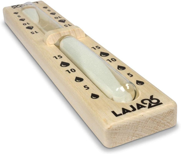 Sauna Sanduhr ''Bügel'' weisser Sand