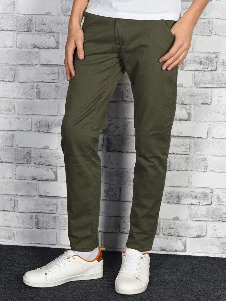 BEZLIT Jungen Thermo Chino Hose Gefüttert 22879 104 Olivegrün, 104 Olivegrün