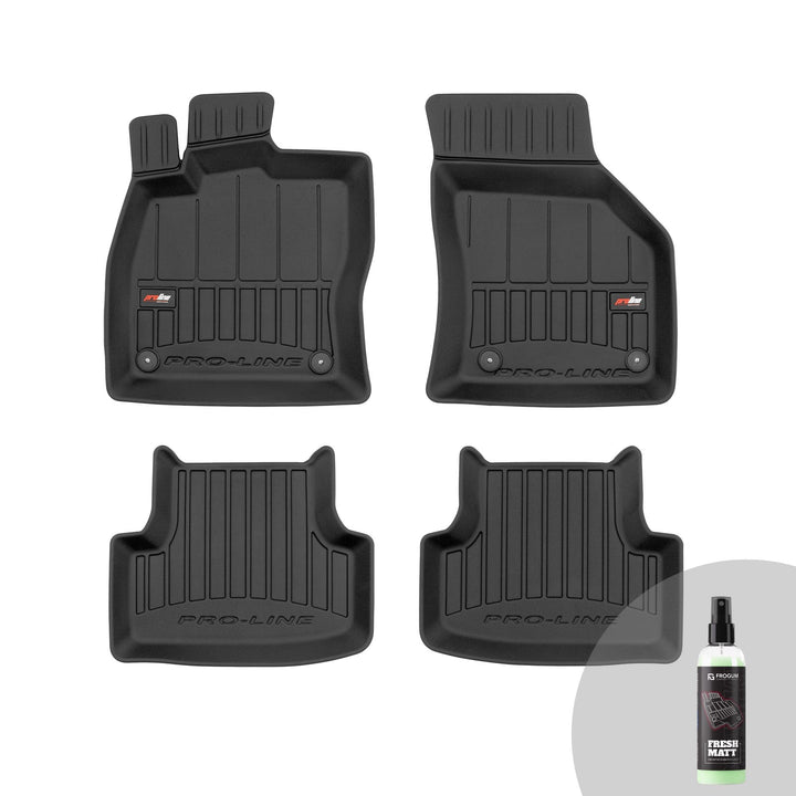FROGUM ProLine 3D Gummimatten Exklusiven Auto Fussmatten Autofussmatten für SEAT Leon III/Cross Spor