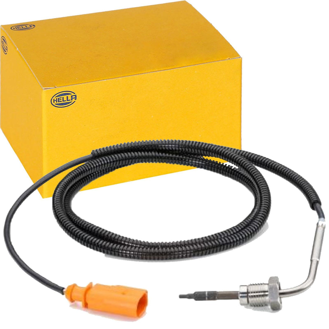 HELLA 6PT 014 494-281 Sensor, Abgastemperatur - 2-polig - geschraubt - Kabel: 1100mm