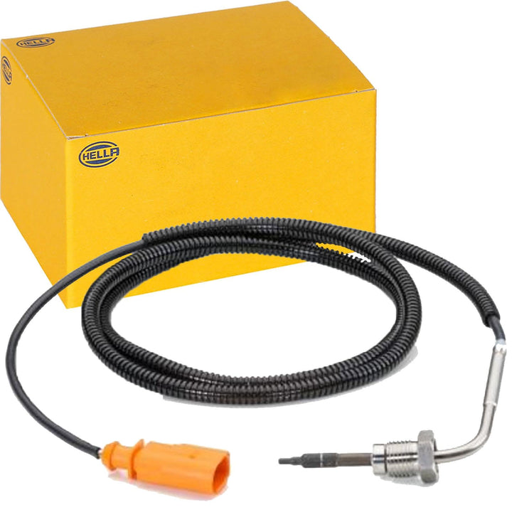HELLA 6PT 014 494-281 Sensor, Abgastemperatur - 2-polig - geschraubt - Kabel: 1100mm