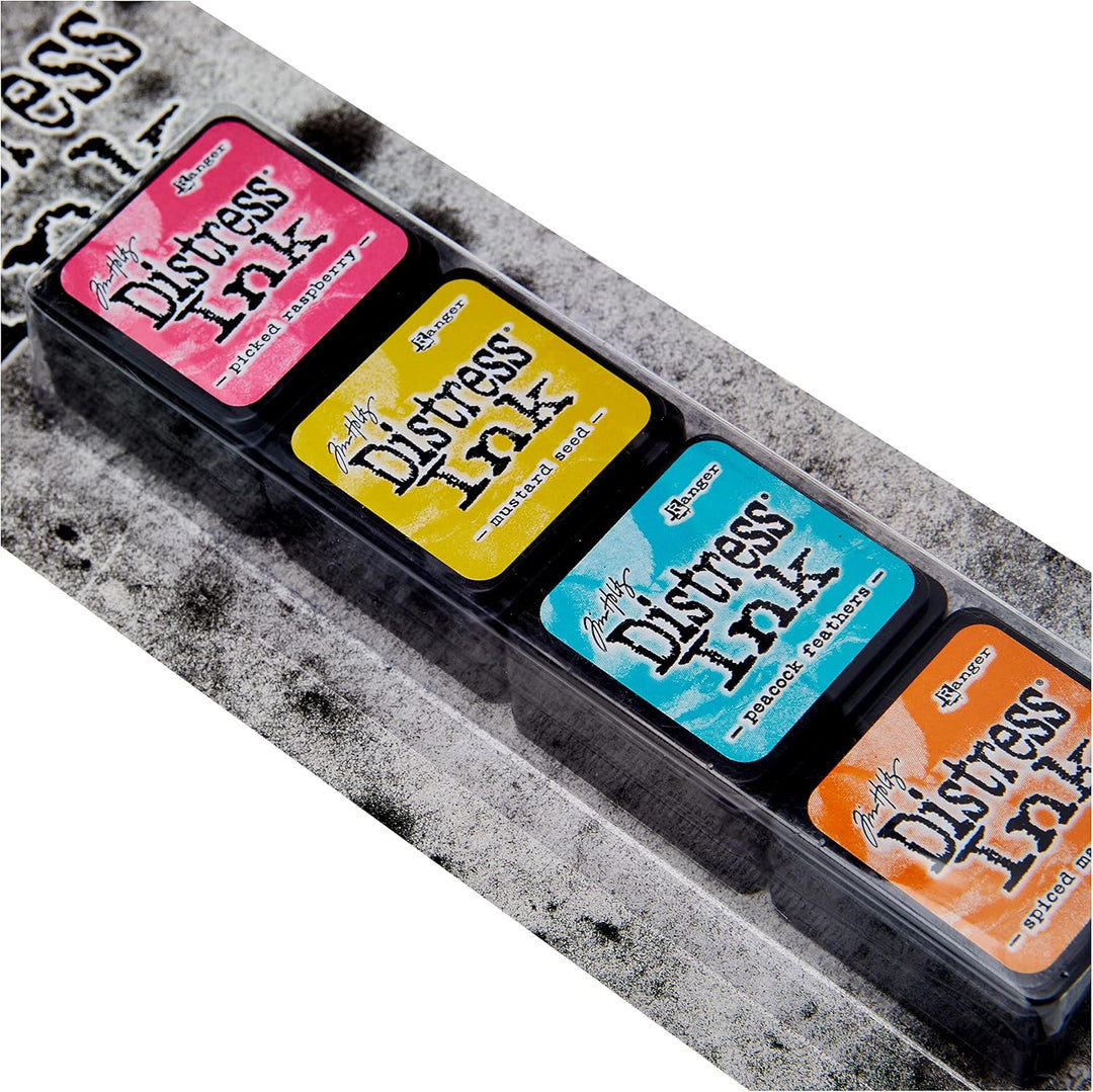 Distress Mini Ink Kits-Kit 1 Mehrfarbig, Mehrfarbig