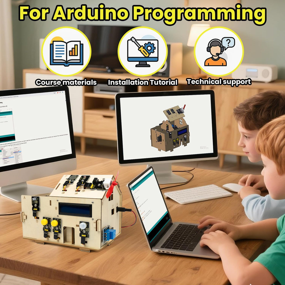 KEYESTUDIO Smart Home Kit Ultimate Starter Kit, Kompatibel mit Arduino IoT Vollständigster Elektroni