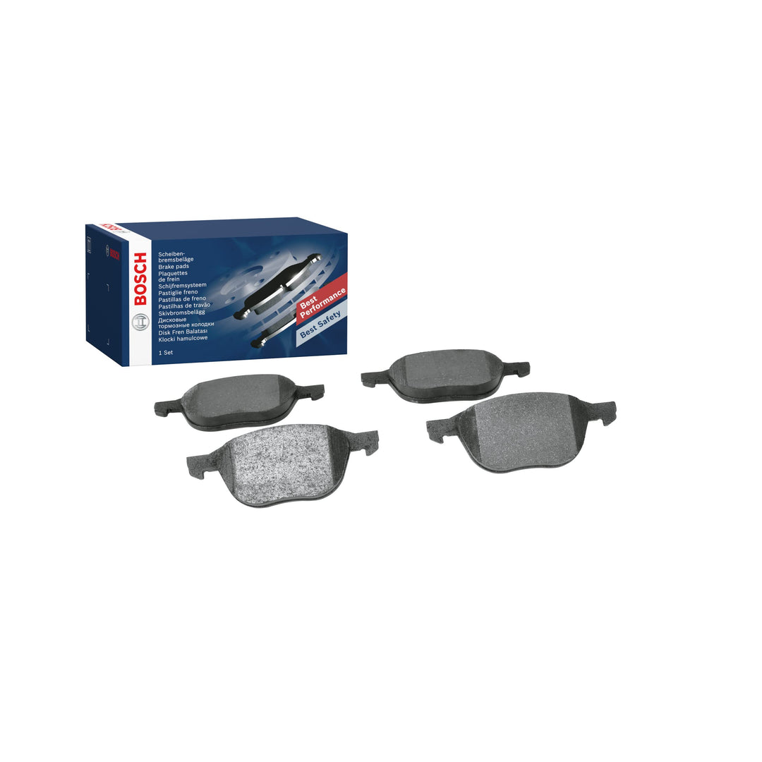 Bosch BP935 Bremsbeläge - Vorderachse - ECE-R90 Zertifizierung - vier Bremsbeläge pro Set Single, Si