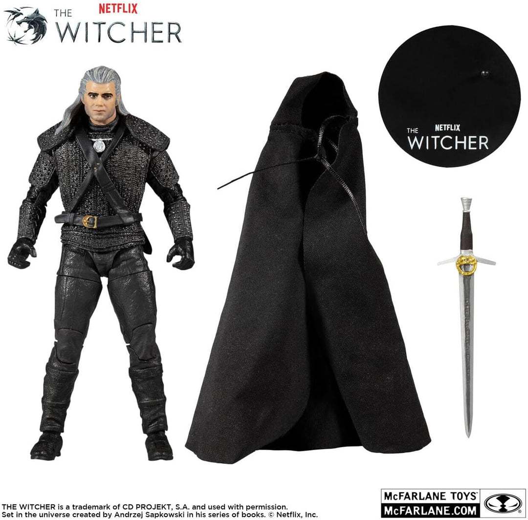 McFarlane Witcher Actionfigur Geralt of Rivia 18 cm, Mehrfarbig