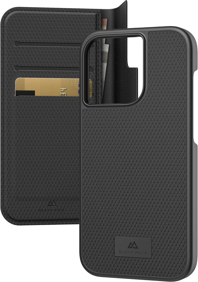 Black Rock - Hülle 360 Grad Klapphülle 2-In-1 Wallet Passend für Apple iPhone 14 Pro I Handyhülle, M