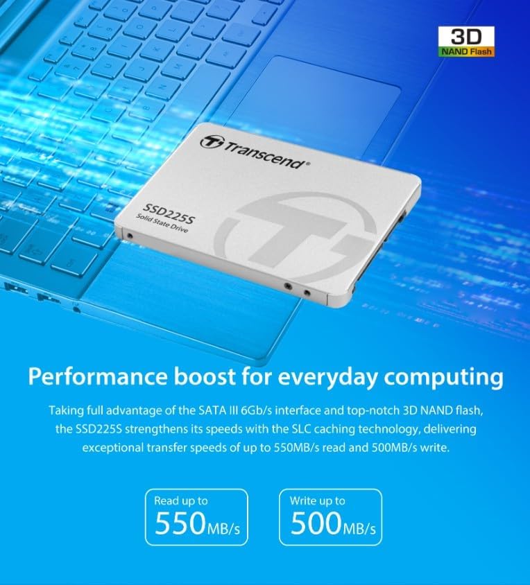 Transcend 2 TB 2,5 Zoll SSD SATA3 3D TLC