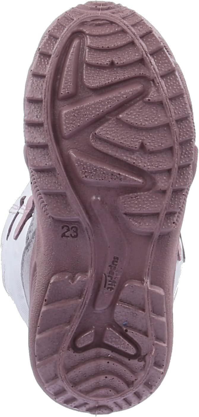 Superfit Mädchen Glacier Warm Gefütterte Gore-tex Schneestiefel 27 EU Weit Hellgrau Lila 2500, 27 EU