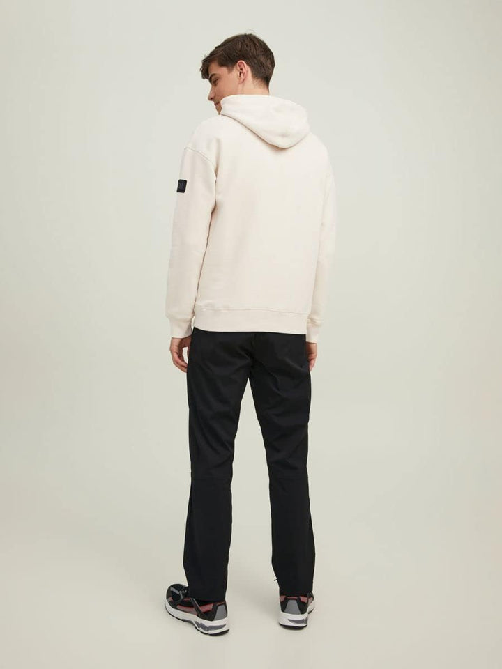 JACK & JONES Herren Jcoclassic Waffle Sweat Hood Noos Kapuzenpullover S Moonbeam/Fit:relaxed, S Moon