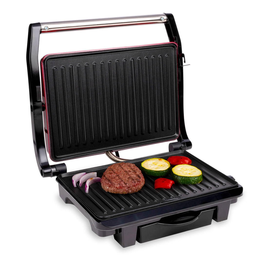alpina Kontaktgrill - Optigrill 230V/1000W - Sandwich Maker - Panini Grill - Multigrill für Gemüse,