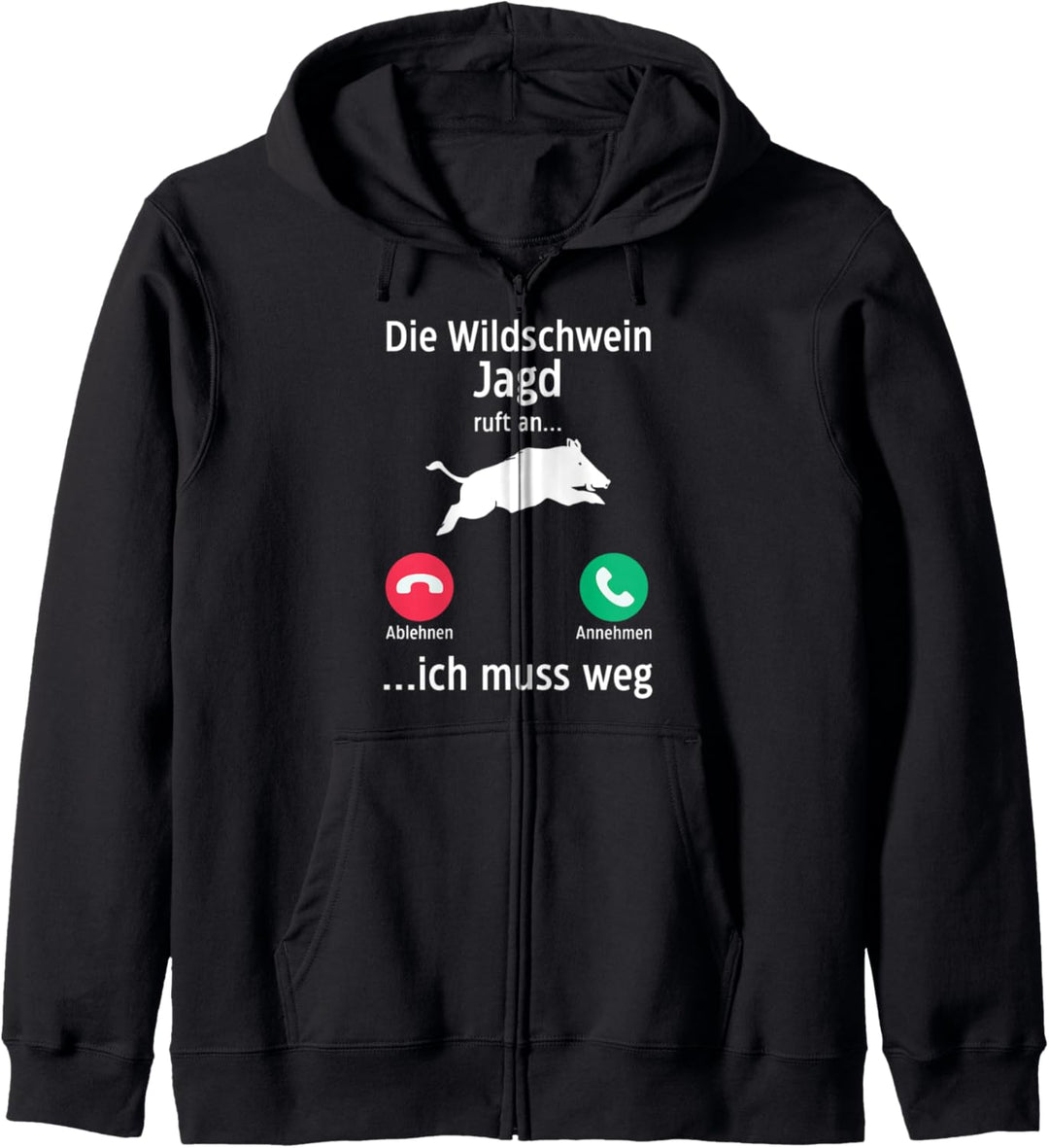 Jäger Wildschweinjäger Jagd Kapuzenjacke