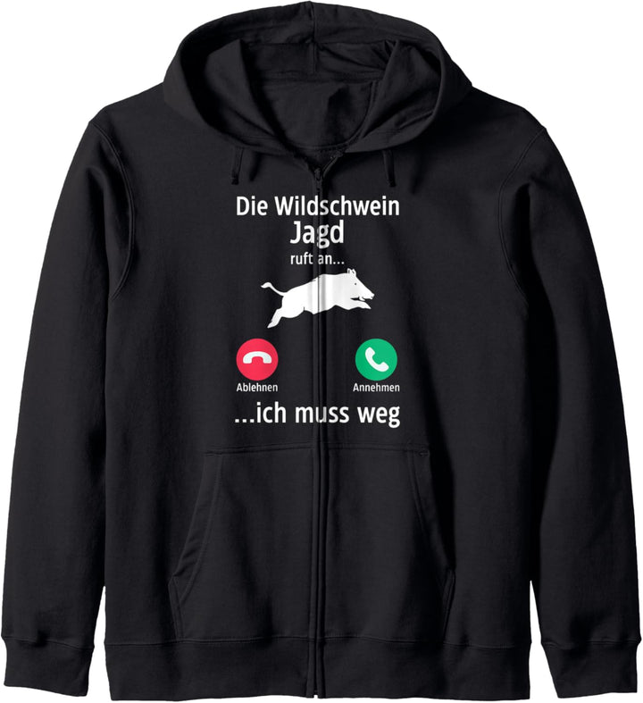Jäger Wildschweinjäger Jagd Kapuzenjacke