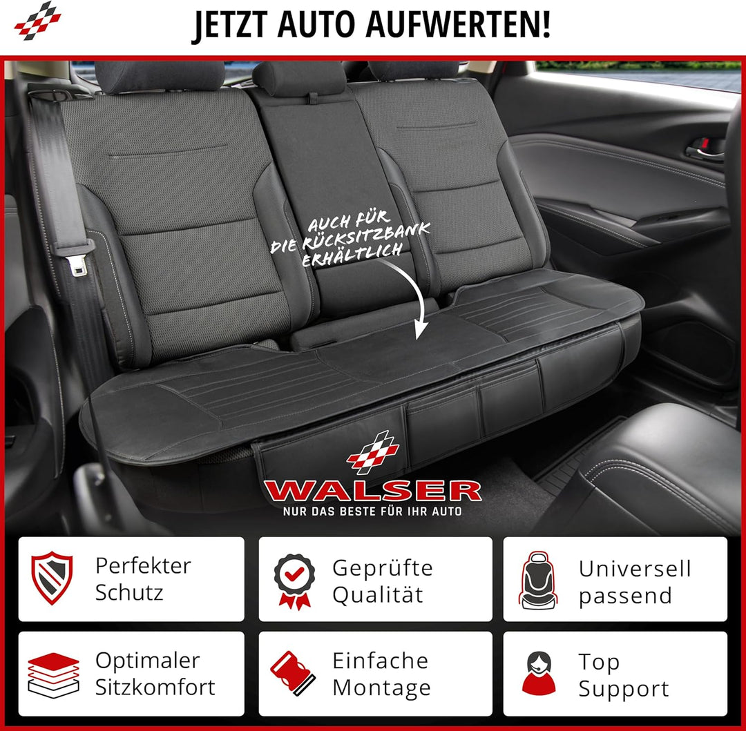 Walser Sitzauflage Auto Fernando, Qualitätssieger Sehr Gut*, Autositzauflage Vordersitze, Auto Sitza