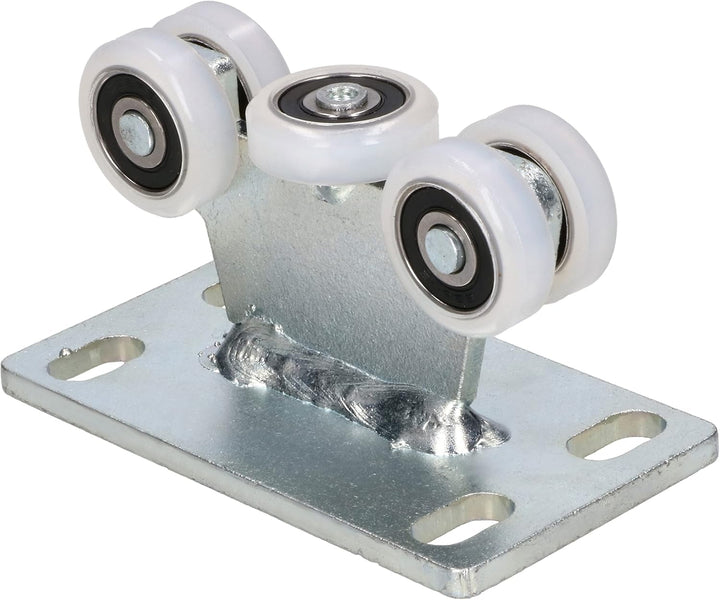KOTARBAU® 2er Set Feste Laufrolle ohne Höhenregulierung Ø 25 5 Rollen Perfekt für verschiedene Schie