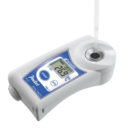 ATAGO Refractometer PAL-1 + Calibration Certificate | Kalibrierschein, Silikonhülle, ohne Batterien