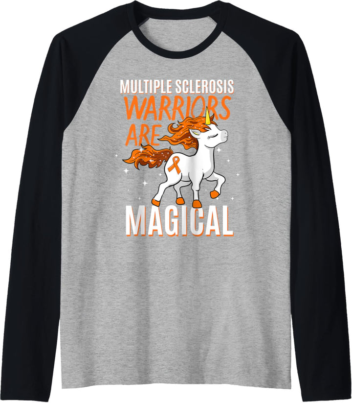 Multiple Sclerosis Warriors Are Magical Multiple Sklerose Raglan