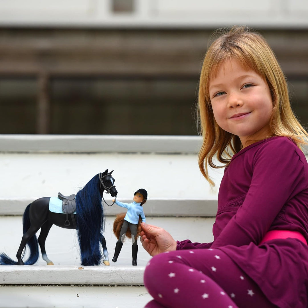 Breyer 90.61145 Jet & English Rider, Charlotte Modern, Modern
