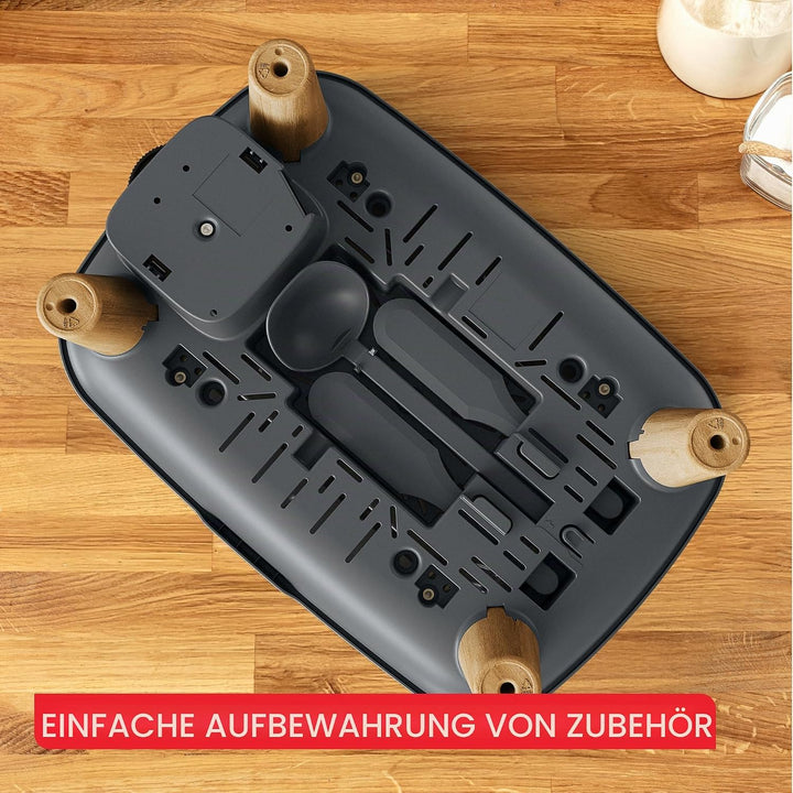 Tefal Crêpier Gourmet PY901BF1 Elektrischer Crêpes-Topf, 6 Ausgaben, Antihaftbeschichtung, einfache