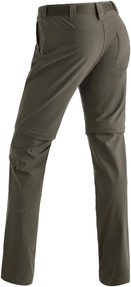 Maier Sports Inara Slim Zip, Damen Wanderhose, Wasserabweisende Hose für Trekking und Hiking, Enganl