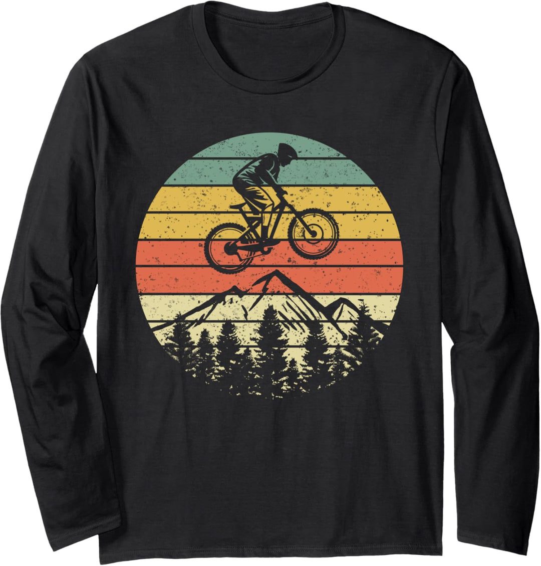 MTB Mountain Bike BMX Rennrad Fahrrad Mountainbike Geschenk Langarmshirt