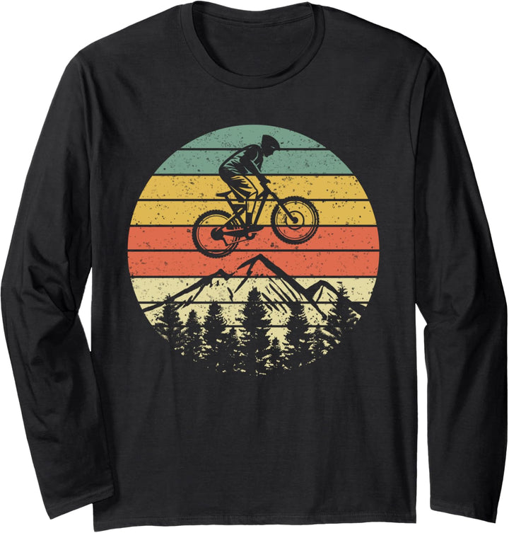 MTB Mountain Bike BMX Rennrad Fahrrad Mountainbike Geschenk Langarmshirt