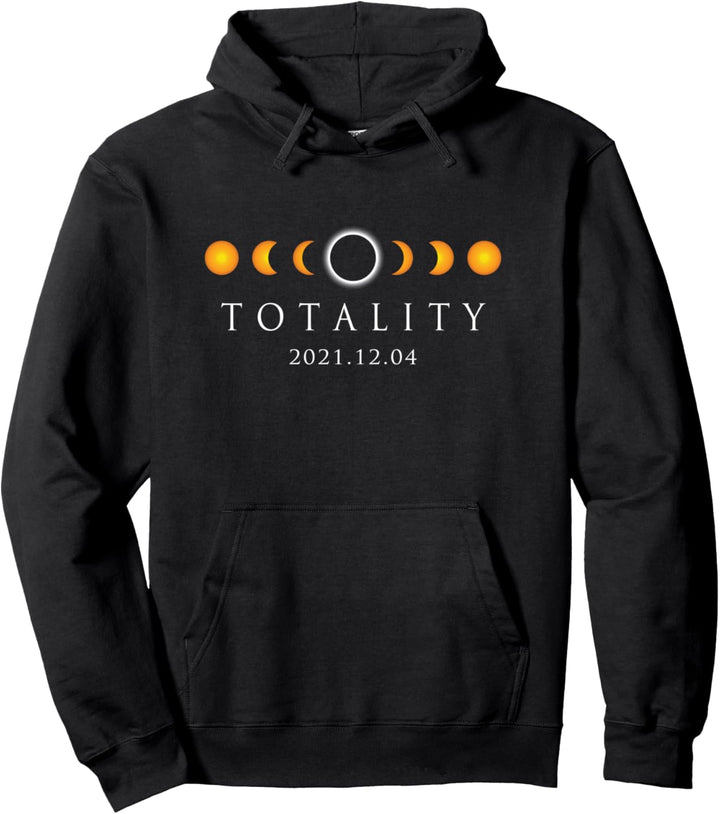Totale Sonnenfinsternis in der Antarktis Dezember 2021 Pullover Hoodie