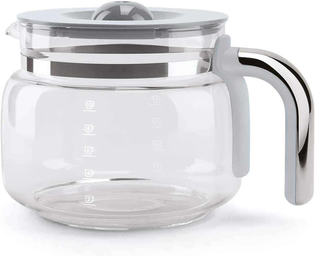 Smeg - Máq. Café Filtro DCF02SSEU, Gebürsteter Edelstahl, Gebürsteter Edelstahl