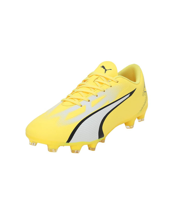 PUMA Herren Ultra Play Fg/Ag Fussballschuh 44.5 EU Gelb Schwarz Yellow Blaze Puma White Puma Black,