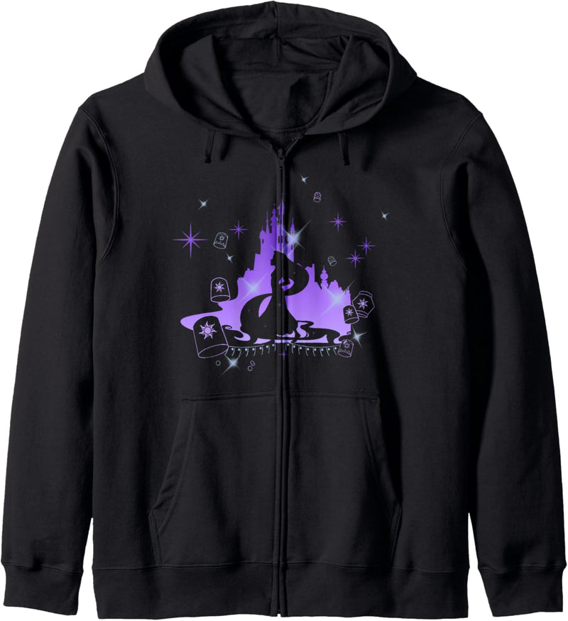 Disney Tangled Rapunzel Silhouette Portrait Kapuzenjacke