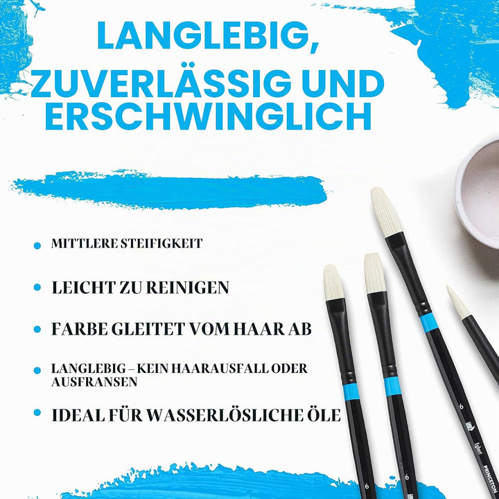 Princeton Tec ASPEN, Series P6500, Pro Set mit 4 Pinseln Gr. 4 Set, Gr. 4 Set