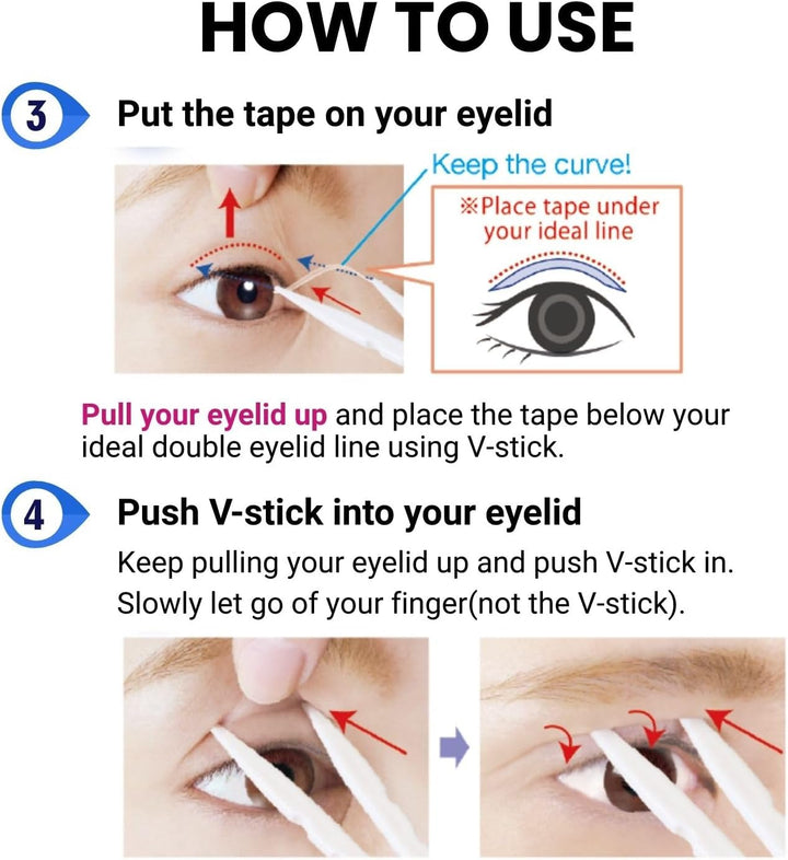 D.U.P 120 Piece Wonder Eyelid Tape Extra Eye Makeup, 1.1 Ounce