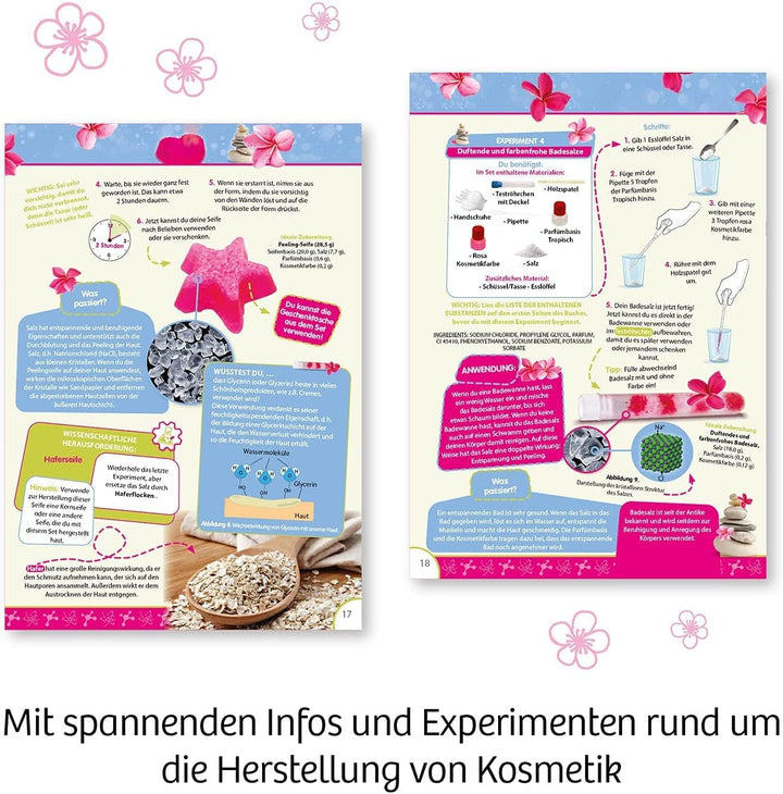 KOSMOS 671563 Kosmetik-Studio, Stelle Deine Eigenen Pflege-Produkte Für Dich Oder Als Geschenke Her,