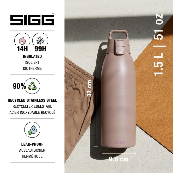 SIGG - Isolierte Trinkflasche - Thermosflasche Shield Therm One Dusk - kohlensäurehaltige Getränke -