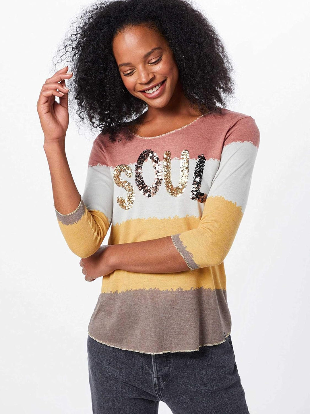 KEY LARGO Damen Shirt WLS Soul Round rot S