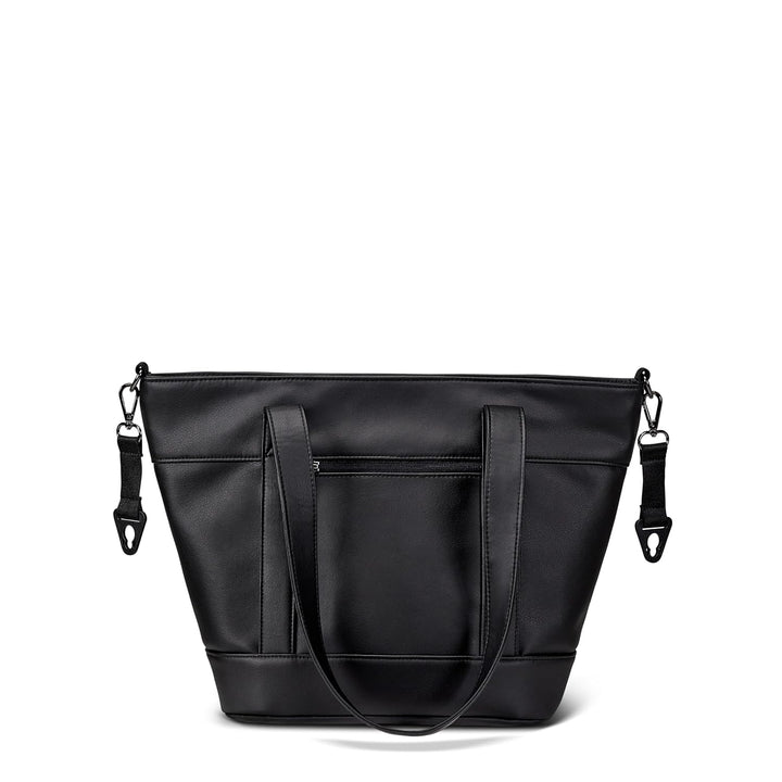 MOON Wickeltasche V-Shape black leather