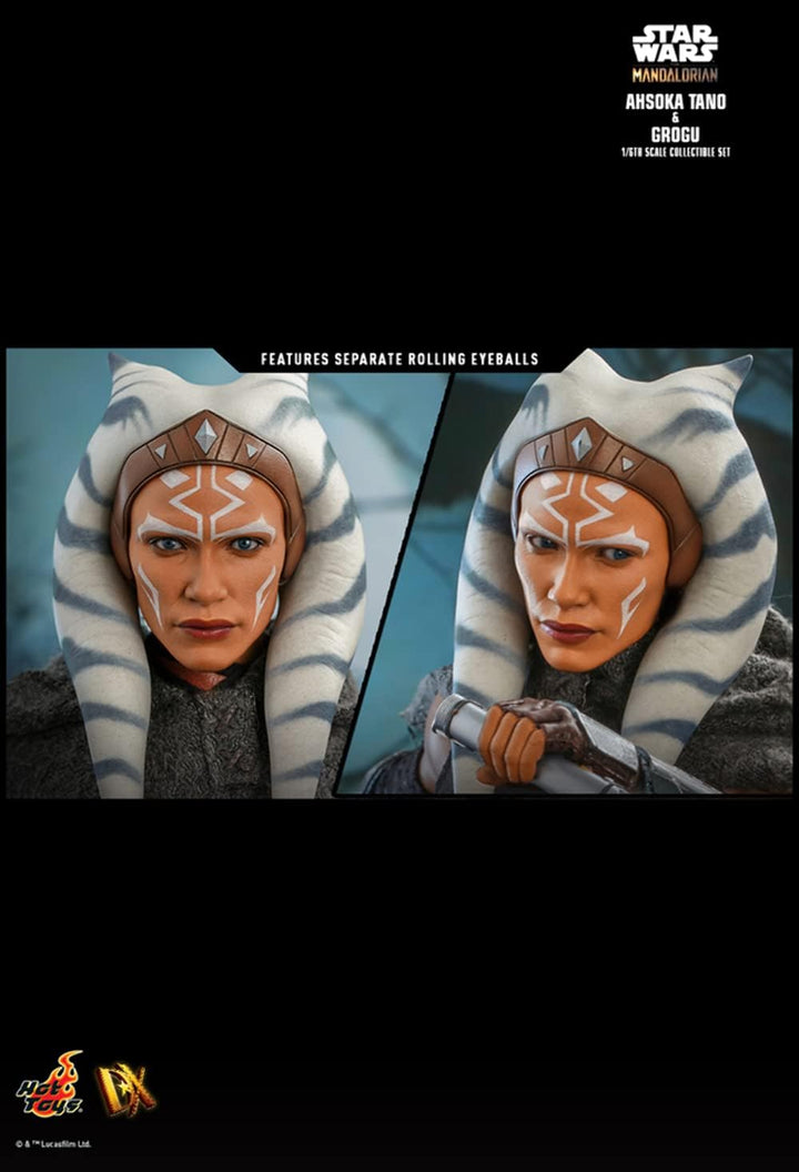Hot Toys 1:6 Ahsoka Tano & Grogu - Star Wars: The Mandalorian, Mu;ticolor