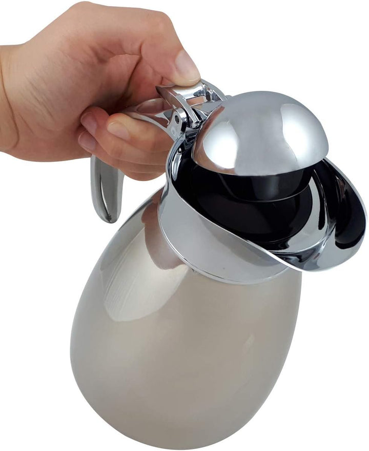 Helios Brilliant Edelstahl-Isolierkanne, poliert, 0,6 Liter, 0,6 Liter